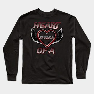 Indian Warrior “Heart of a Warrior” logo Long Sleeve T-Shirt